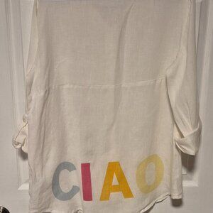 CHARLIE B - CRISP LINEN SHIRT. - Medium